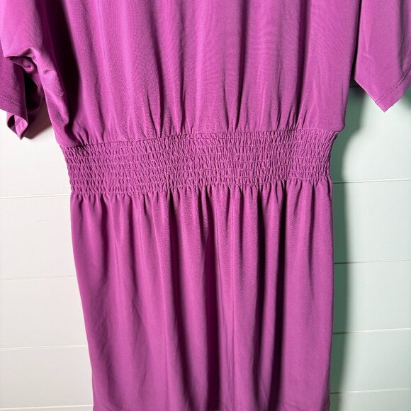 WHBM White House Black Market Purple Dress Size Medium - Picture 3 of 9
